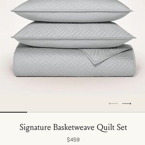 EUC boll and branch quilt and shams